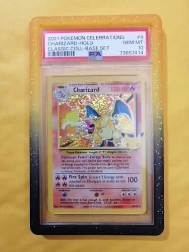2021 POKEMON SWSH CELEBRATIONS CLASSIC COLLECTION #4/102 CHARIZARD HOLO PSA 10