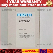 Festo CPE10-M1BH-5L-M5 196881 Solenoid Valve New One Free Shipping CPE10M1BH5LM5