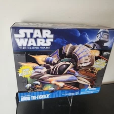2010 Hasbro Star Wars Clone Wars Separatist Droid Tri-Fighter SEALED See Pics