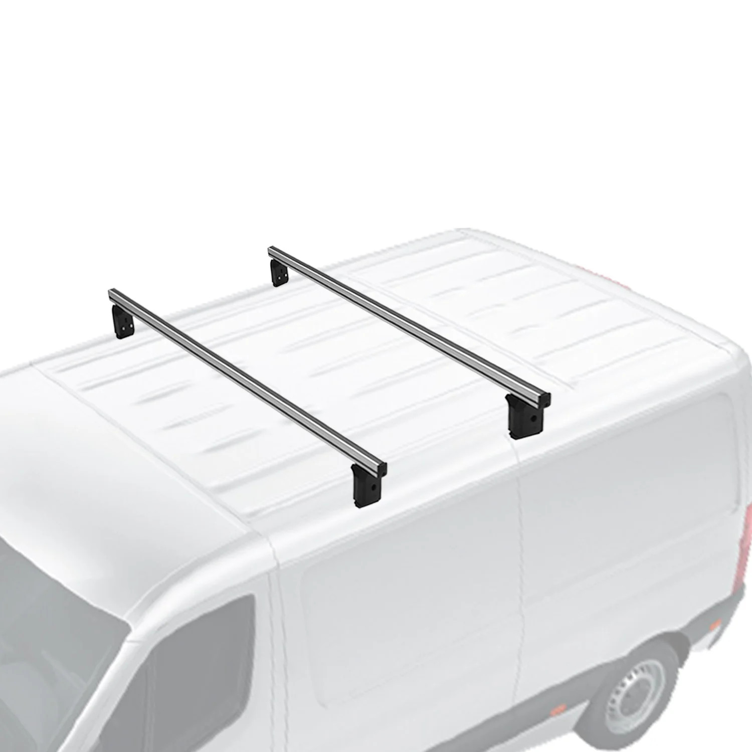 Barres de toit transversales pour Iveco Daily III 2000-2006 en acier noir x2