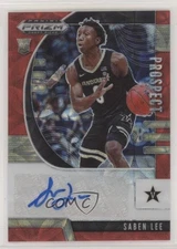 2020-21 Prizm Draft Picks Prospect Choice Red 55/88 Saben Lee Rookie Auto RC 0b0