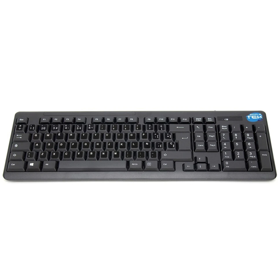 Wireless Mouse And Keyboard Kit With Spanish Layout QWERTY Black - Image 2 of 4