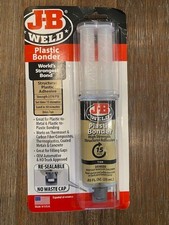 J-B Weld 50133H Plastic Bonder Structural Adhesive Syringe - Tan - 25 ml