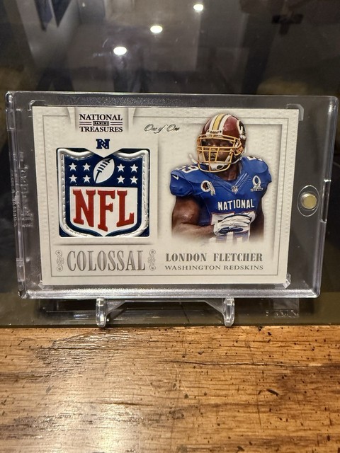 2013 Panini National Treasures London Fletcher Colossal Pro Bowl Shield #1/1