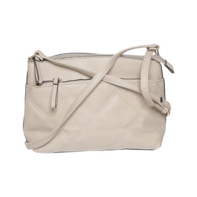 Primark, Umhängetasche, Damen, Polyester, Beige, Einfarbig, 21, 8, 16 cm #eXW