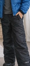 Ski Gear Snow Pants Youth Large Black Insulated Winter Snowboarding