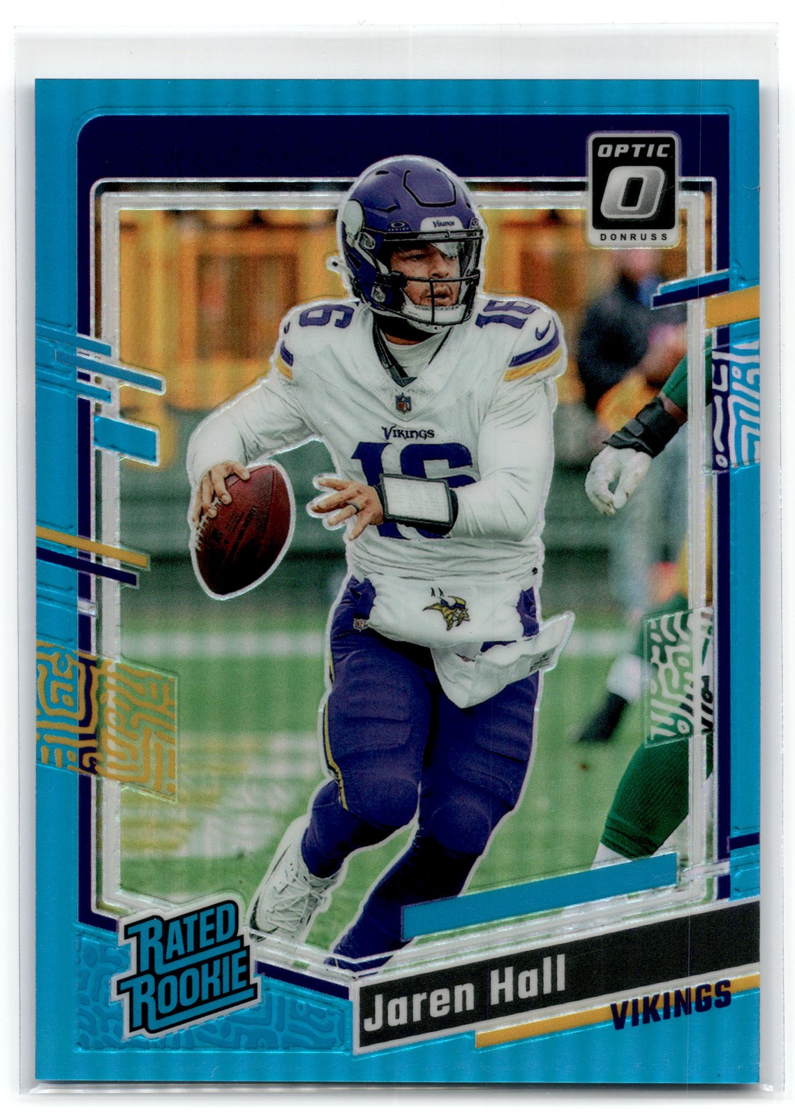 2023 Donruss Optic #270 Jaren Hall Aqua Rated Rookie #/299