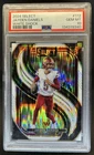 2024 Panini Select Jayden Daniels Premier RC White Prizm Shock #/199 PSA 10
