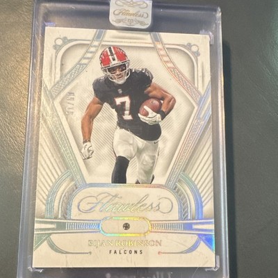 Panini 2024 Flawless Diamond Bijan Robinson Falcons #3 Serial Numbered /10