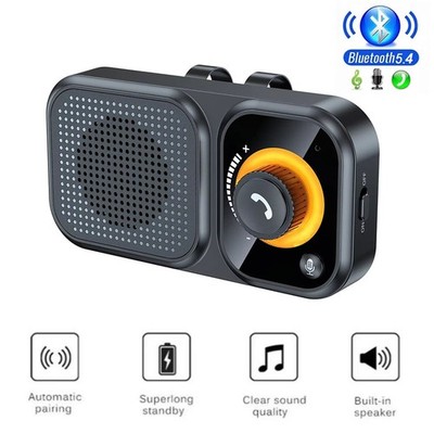 Wireless Multipoint Speakerphone Bluetooth Handsfree Car Kit for iPhone Samsung
