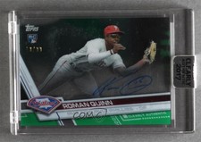 2017 Topps Clearly Authentic Auto Green /99 Roman Quinn #CAAU-RQ Auto g4c