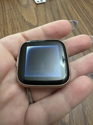 Fitbit Versa 2 Smart Fitness Watch, No Bands, Includes Charger, For Parts Only