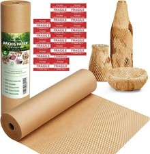 Honeycomb Packing Paper,12" W x 100' L Packing Paper for Moving,Products & Gifts