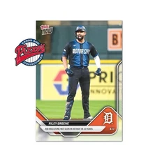Riley Greene Tigers 200 RBI 2025 MLB Topps NOW Card 293 In Hand