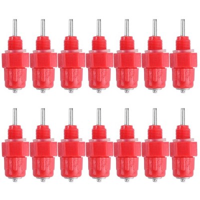 25 Pcs Viehhydrierung Hühnerfutterautomat Tränkensystem Wasserspender Für