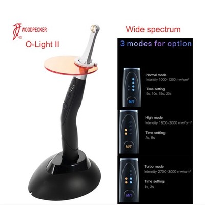 Woodpecker Upgraded Wireless Light II Dental O-Curing Light Lamp Light 3000mW/c㎡