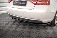 Mittlerer Diffusor Heck Ansatz DTM Look FüR Audi A5 Coupe 8T Facelift Schwarz