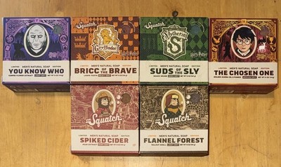 DR SQUATCH BAR SOAP CHOICE FLANNEL CIDER HARRY POTTER GAME OF THRONES SLYTHERIN