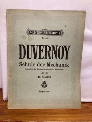Edition Breitkopf Nr. 457 Duvernoy Schule der Mechanik Op. 120