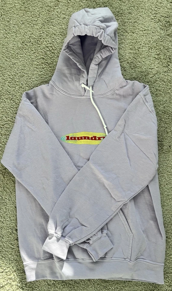 24Hr Laundry Lavender Logo Hoodie – Soft & Cozy Unisex Sweatshirt Loungewear - Image 2 of 4