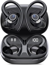 Wireless Earbuds, Bluetooth 5.4 Headphones Sport, Over Ear Buds With ENC Noise