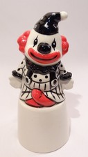 2007 Sammie Roberts Pie Bird Vent/Funnel * Black & White Circus Clown