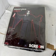 Fun World 2011 Scream 4 ghost face costume Teen Standard Mask, Robe Belt New