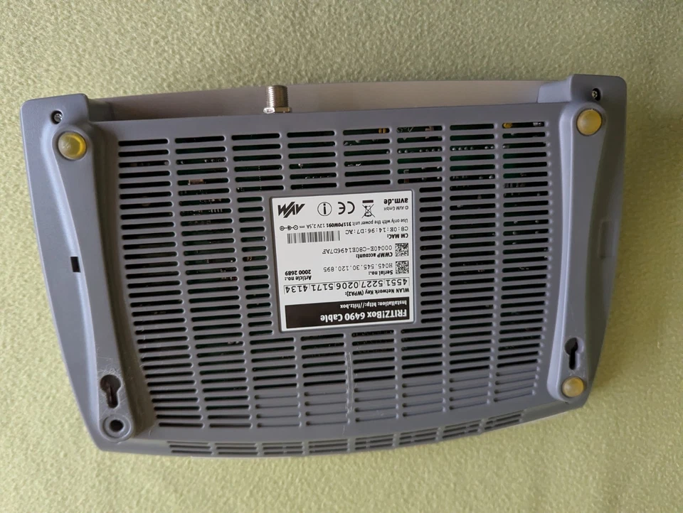 FRITZ!Box 6490 Cable WLAN AC Router in OKT - Bild 4 von 4