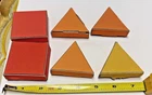 OLD VINTAGE IDEAL TAMMY TOY DOLL HOUSE CARDBOARD  TRIANGLE SQUARE PILLOWS LOT