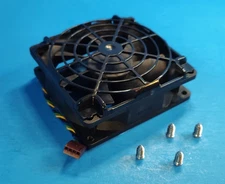 HP Compaq 6000 6005 6200 Pro Microtower 92mm 4-Pin PC Case Fan w/Guard & Screws