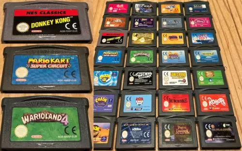 NINTENDO GBA Games - Over 600+ Genuine Game Cartridges - BUY 6 GET 1 FREE
