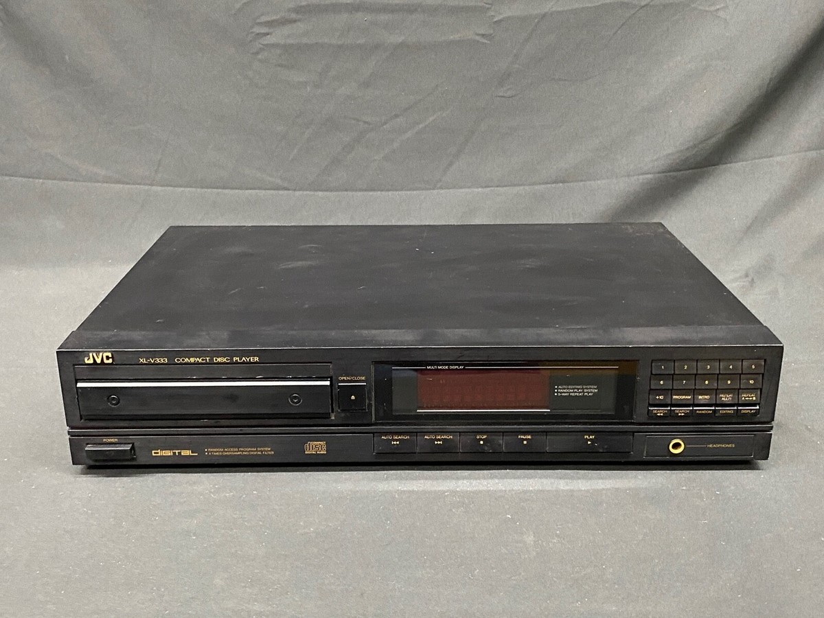 Vintage JVC XL-V333BK Compact Single Disc CD Player; Guaranteed | eBay