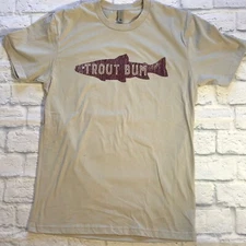 TROUT BUM definition T Shirt Fly Fishing distressed