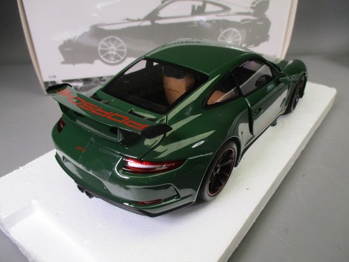 AX433 MINICHAMPS 1/18 1:18 PORSCHE 911 GT3 2018 REF 110067026 VERT - Imagen 6 de 22