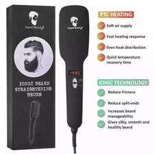 Ionic Beard Straightener Brush for men Electric Heated Comb & Beard Straightener