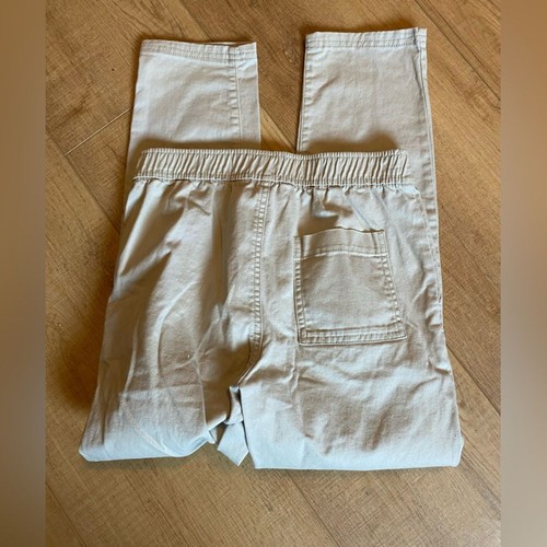 Old Navy Boys large 10/12 tan cream taper built in flex school uniform pants - Picture 7 of 7