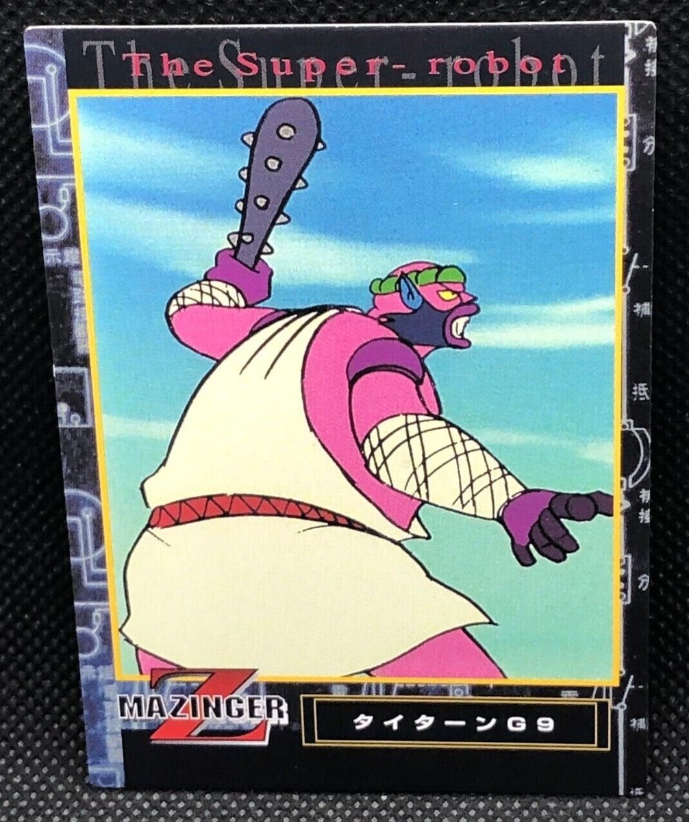 Titan G9 mazinger z Card No.55 Trading amada Japanese Japan