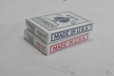 レアデック　STEAM BOAT 2種　オールドデック Steamboat 999 Gilded 2 Deck USPCC Playing Card Deck Red & Blue