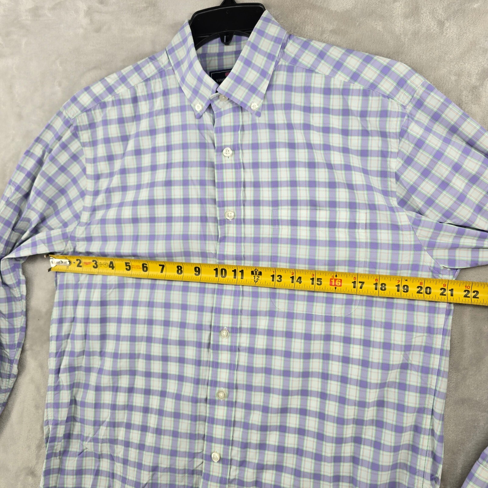 Vineyard Vines Performance Button Down Plaid Clas… - image 4