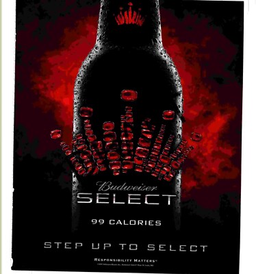 PPOT19 WERBUNG 11X9 BUDWEISER SELECT