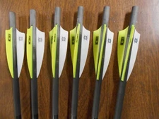 @NEW@ 6 Victory XBolt Decimator 20" Carbon Crossbow Bolt Arrows! w/ Flat Caps