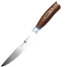 TUO Steak Knife, Serrated Steak Knife 5 Inch Sharp Table Knives Durable