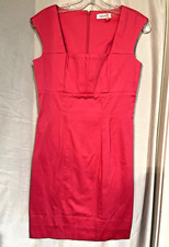 Calvin Klein Women's Fuchsia Pink Sheath Sleeveless Dress~EUC~Stretch Size 2