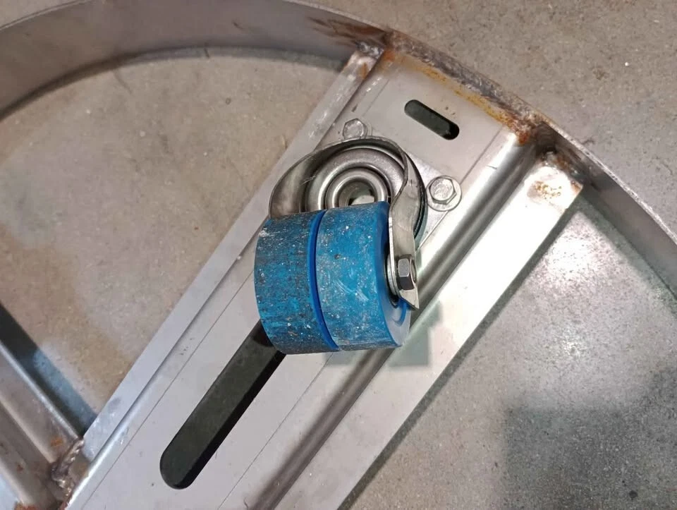 Огромный барабан Dolly вмещает барабаны 55-150 галлонов диаметр 33 дюйма ролики с двумя колесами - Изображение 3 из 4