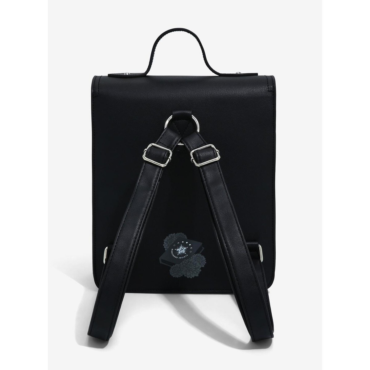 NWT Wednesday Addams Nevermore Academy Crest Mini Backpack 