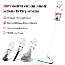120w Upright Vacuum Cleaner Cordless Handheld Stick Vacuum Cleaner Life Warranty