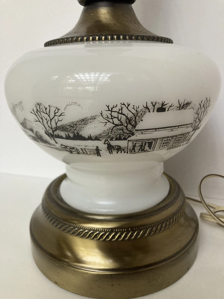 Currier and sales ives lamp