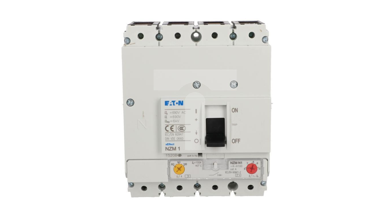 Circuit breaker 100A 4P 50kA NZMN1-4-A100 265819 /T2UK