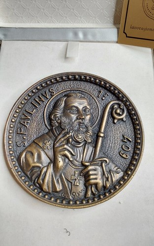 1992 St Paulinus Medal A Pierno Bronze Giglo Del Panettiere - Picture 2 of 8