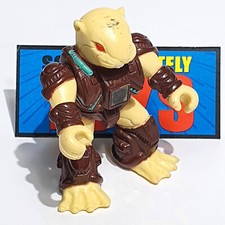 Vtg Battle Beasts EAGER BEAVER #44 with rub original 1987 serie 2 brown figure A